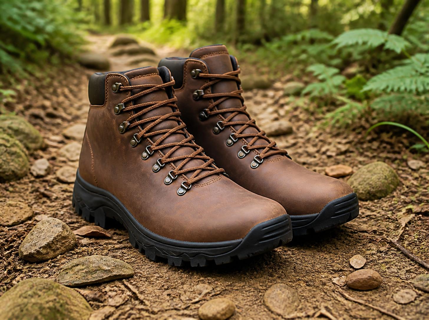 Ilustração: bota de trekking