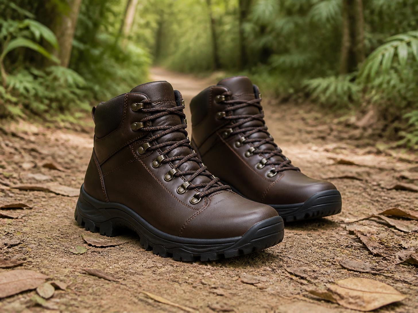 Ilustração: bota de trekking
