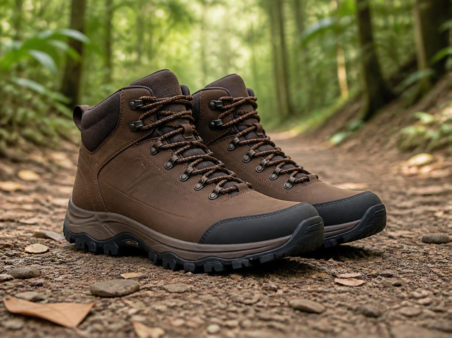 Ilustração: bota de trekking