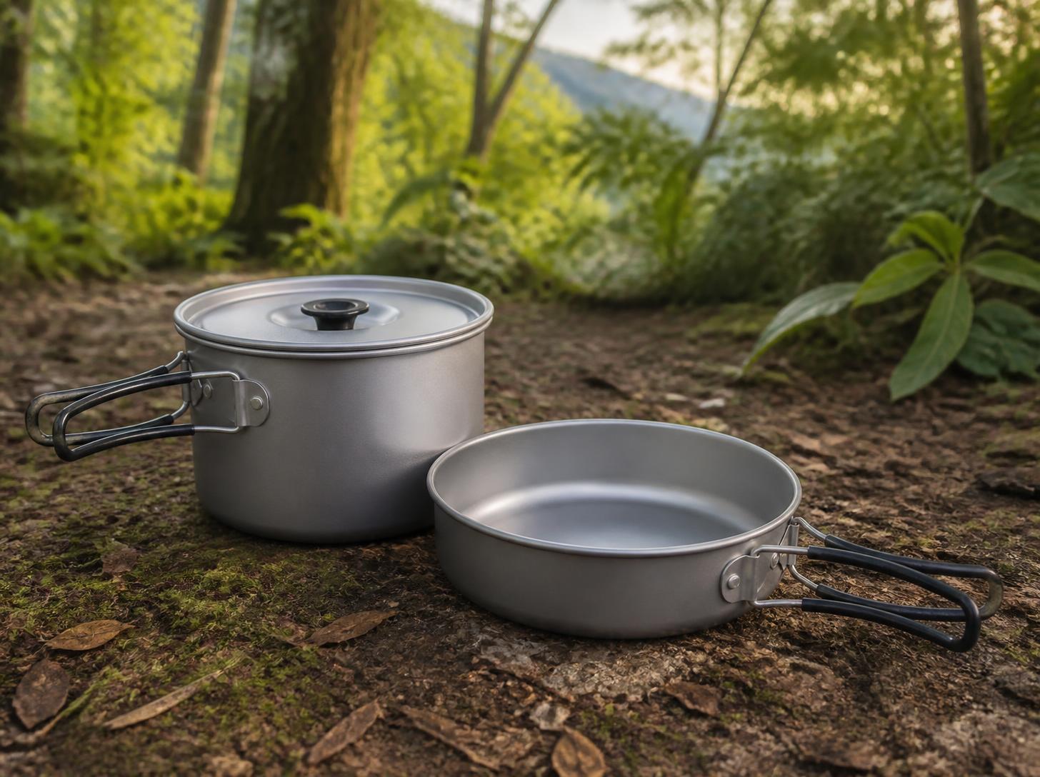 Ilustração: panela de camping